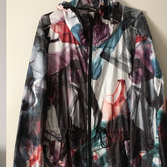PUMA Multicolor Print Hip Hop Oversized Hooded Nylon Windbreaker M - Picture 5 of 6